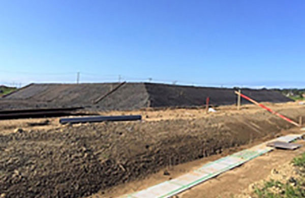 Embankment material for evacuation site (City of Ibaraki, Takamatsu area)